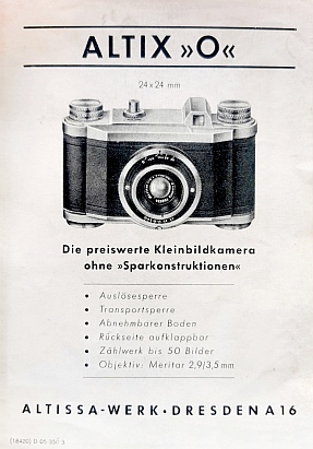 Prospekt der Altix �O� mit der Druckst�ck-Registrierungsnummer: (18420) D 05 350 3