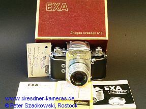 Exa #516127 von 1959 komplett mit Originalverpackung, Ger�tepass, Garantieschein und Bedienungsanleitung