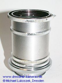 Bajonettringe und Tuben in der fr�hen Nachkriegsausf�hrung (Aluminium)