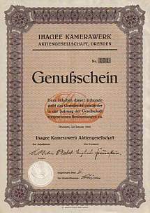 Ihagee Genussschein