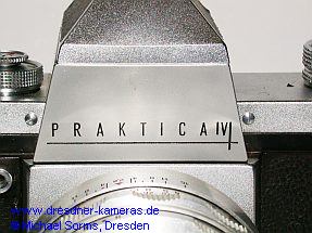 Praktica IV - Variante mit Strichgravur