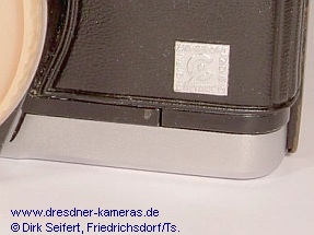 Praktica B 200 chrom mit gepr�gtem Schild Cattaneo
