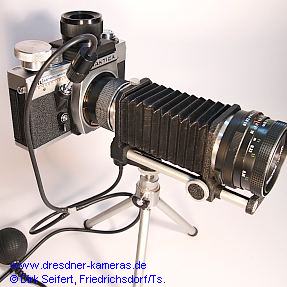 Praktica RTL Astro/Micro Convertible (Praktica VLC 2) - patentierte pneumatische Spiegel-Ausl�se-Vorrichtung